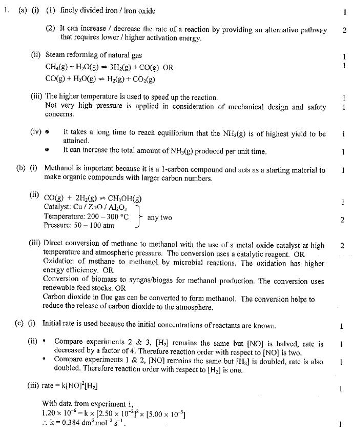 HKDSE CHEM 2012 PAST PAPER II